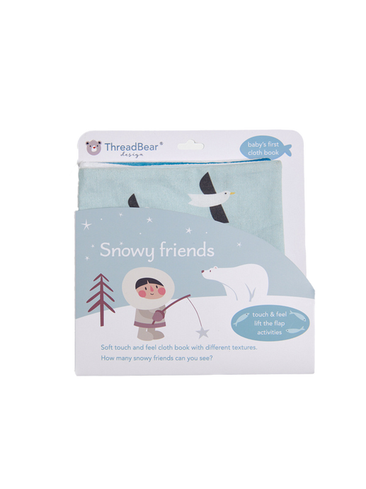 Libro de actividades suave snowy friends
