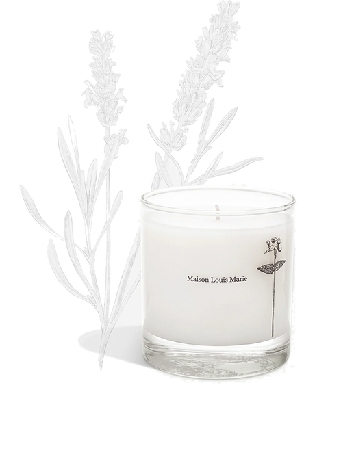 Scented candle lavender
