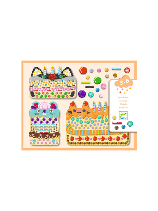 Mosaici per bambini cakes and sweets