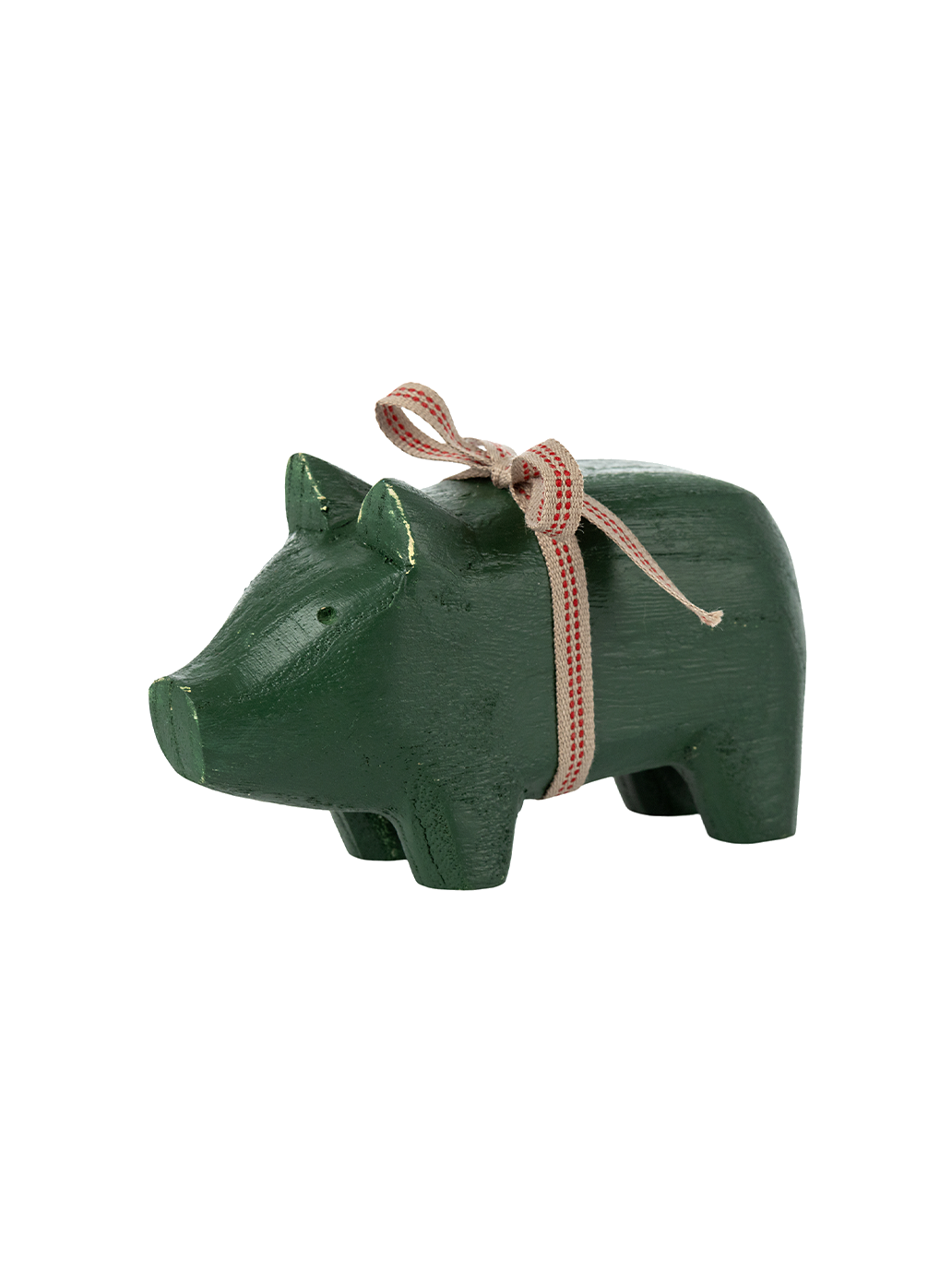 Small wooden Christmas pig