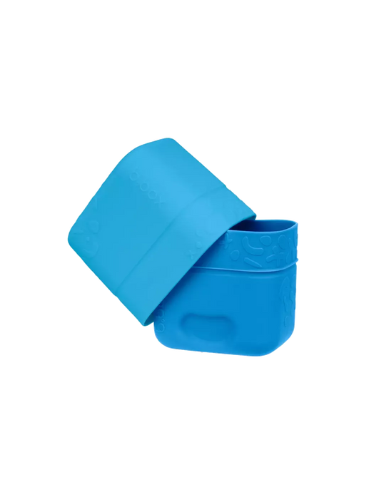 Silicone snack cups blue