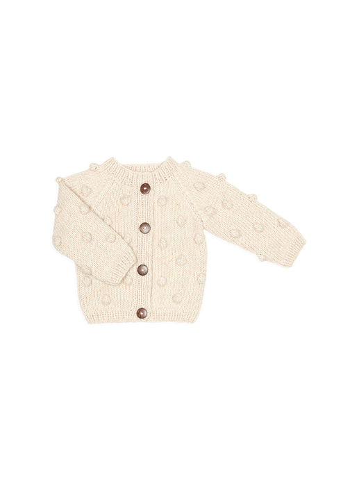 cardigan made of merino wool Popcorn soft beige