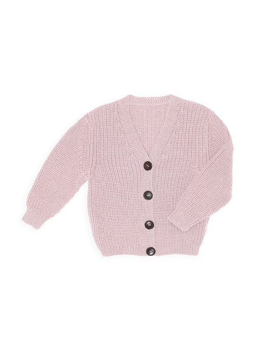 cardigan made of merino wool Everyday pastel pink