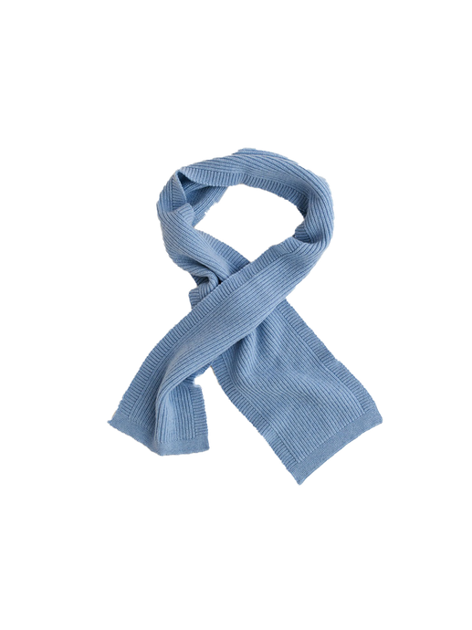 Gustave merino wool scarf light blue