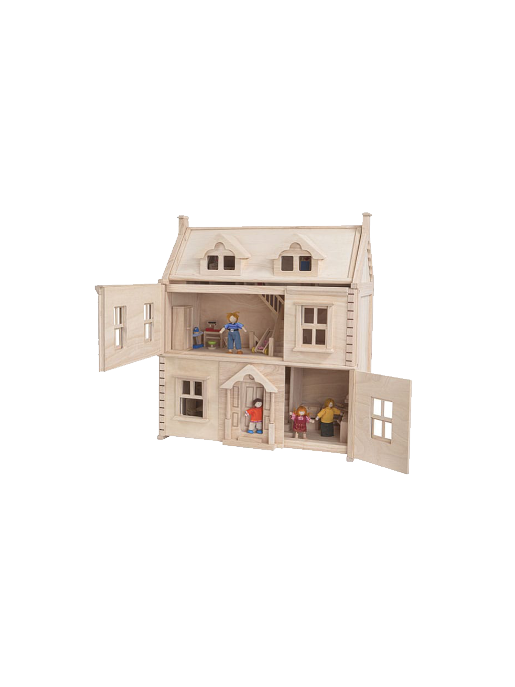casa delle bambole in legno vittoriana