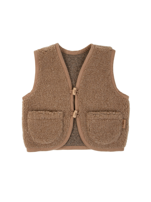 Wool vest brown