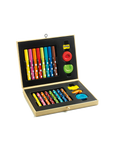 Artistic set box of colors