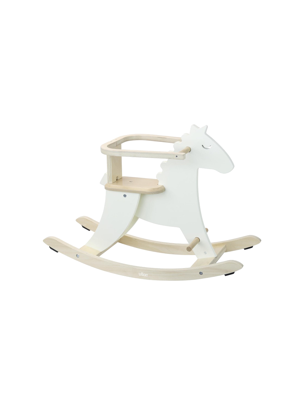 wooden rocking horse