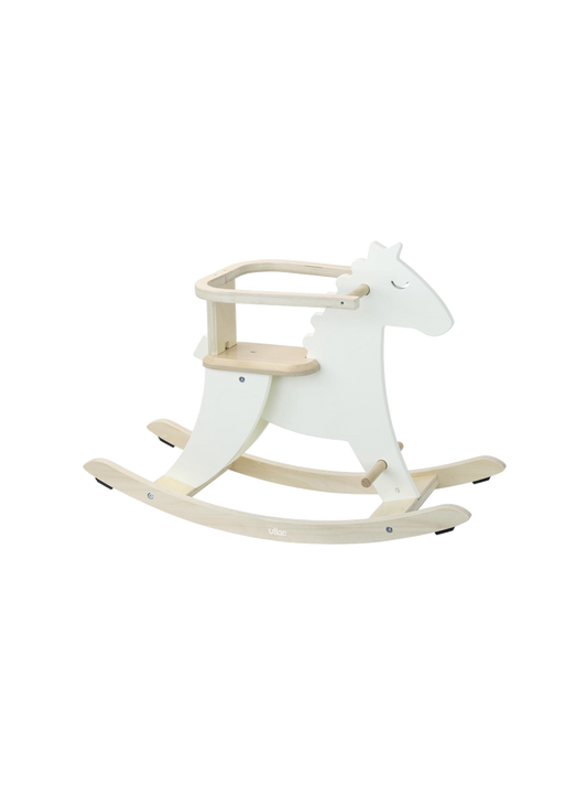 wooden rocking horse