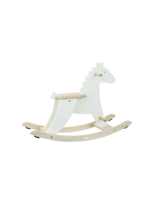 wooden rocking horse