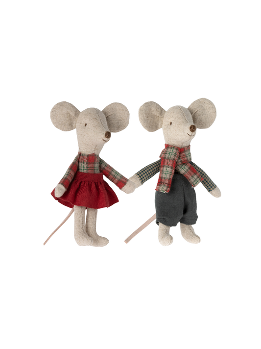 Winter Mice twins