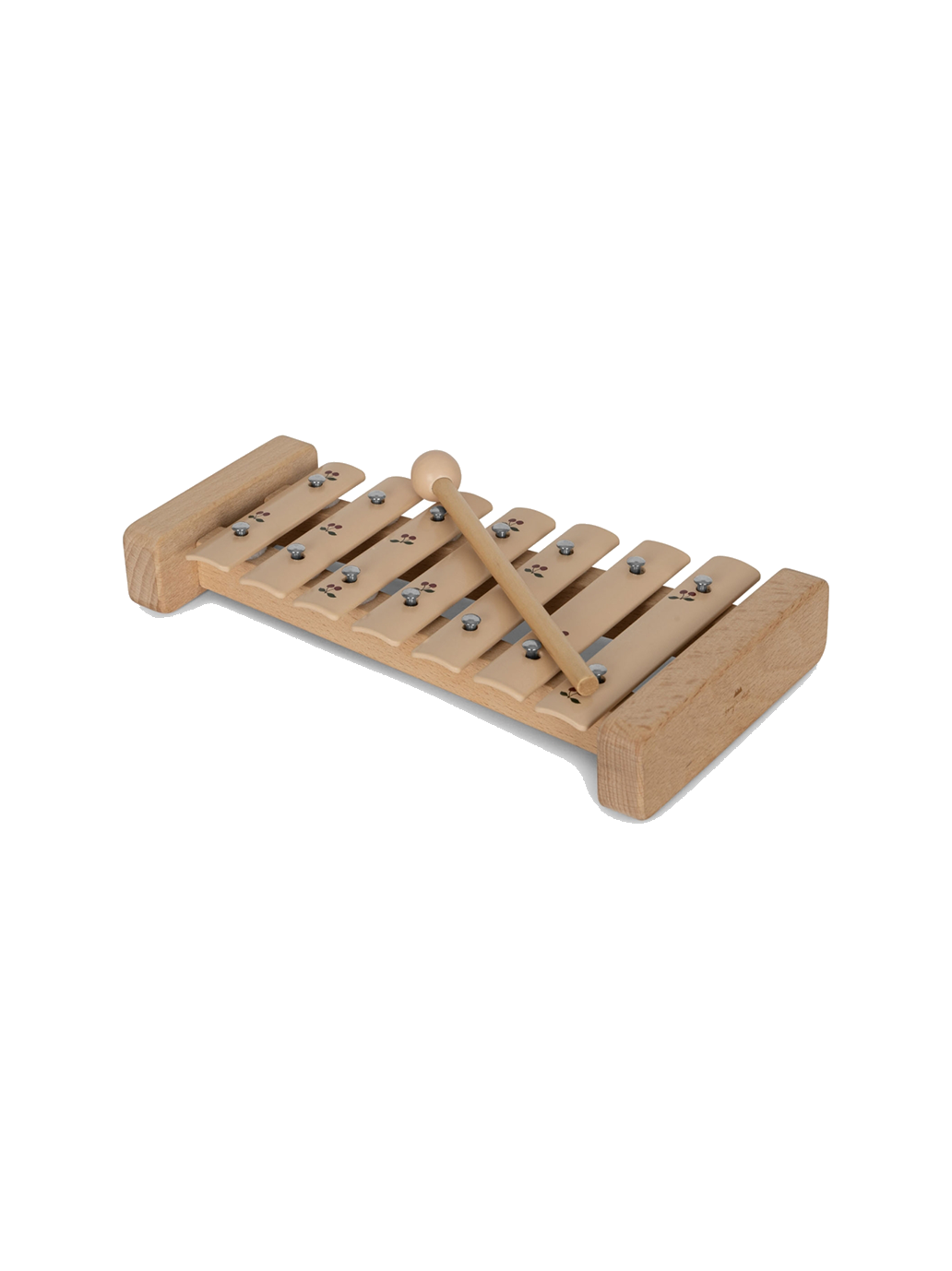 Xilófono musical de madera.