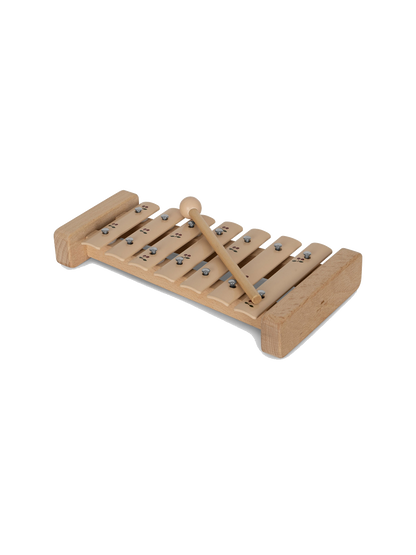 Xilófono musical de madera.