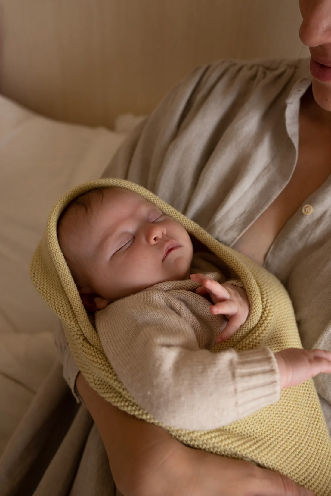 Coperta - bozzolo di lana merino