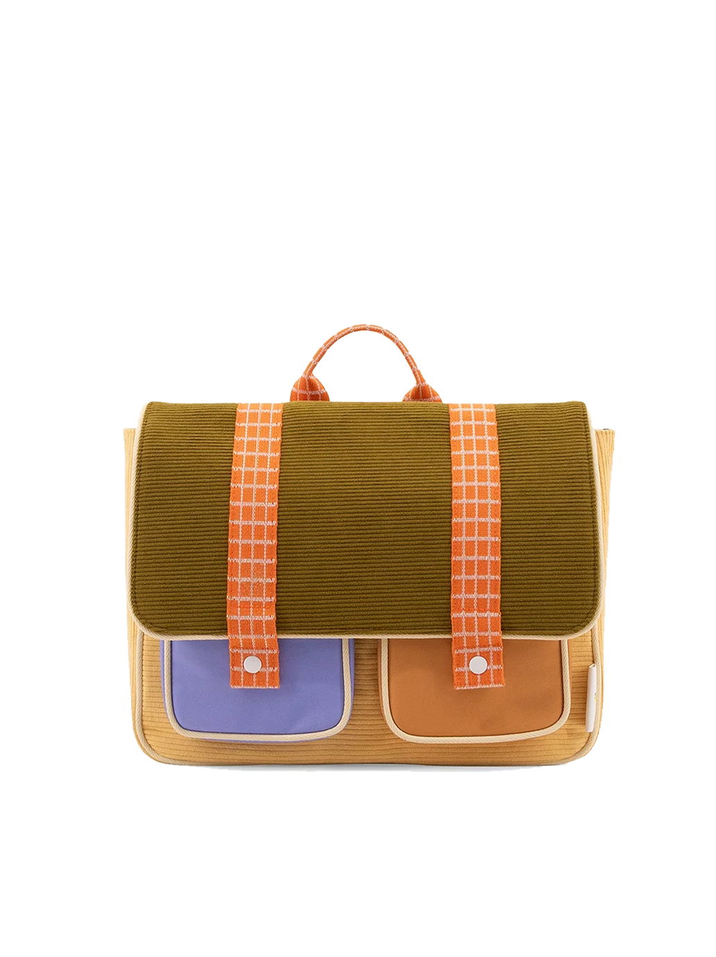 Farmhouse corduroy school bag