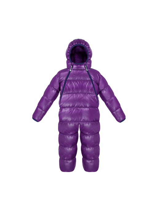 Tuta in piumino per bambini purple