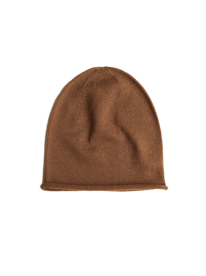 thin, year-round merino wool Efa Beanie hat