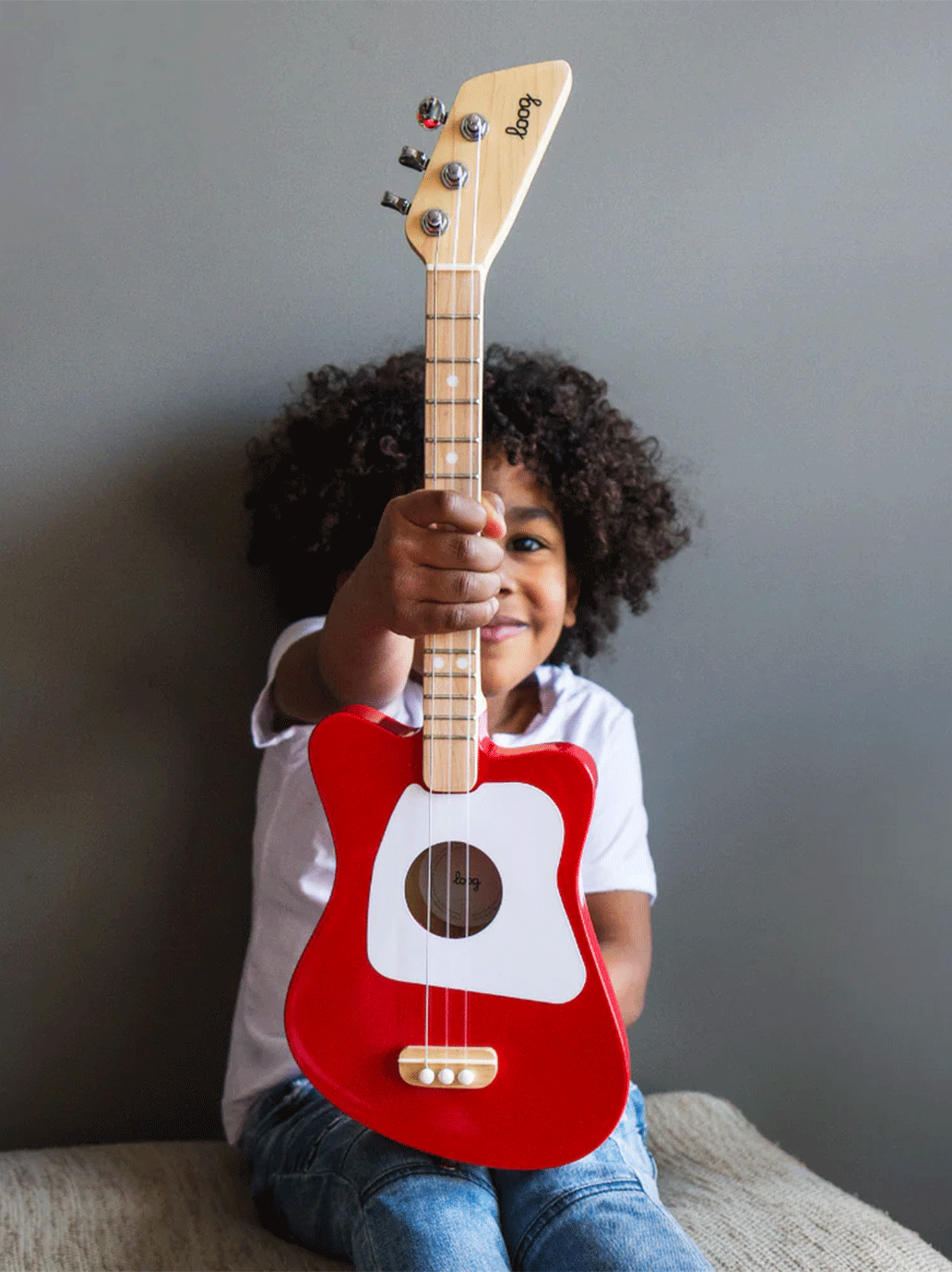 Loog mini acoustic guitar