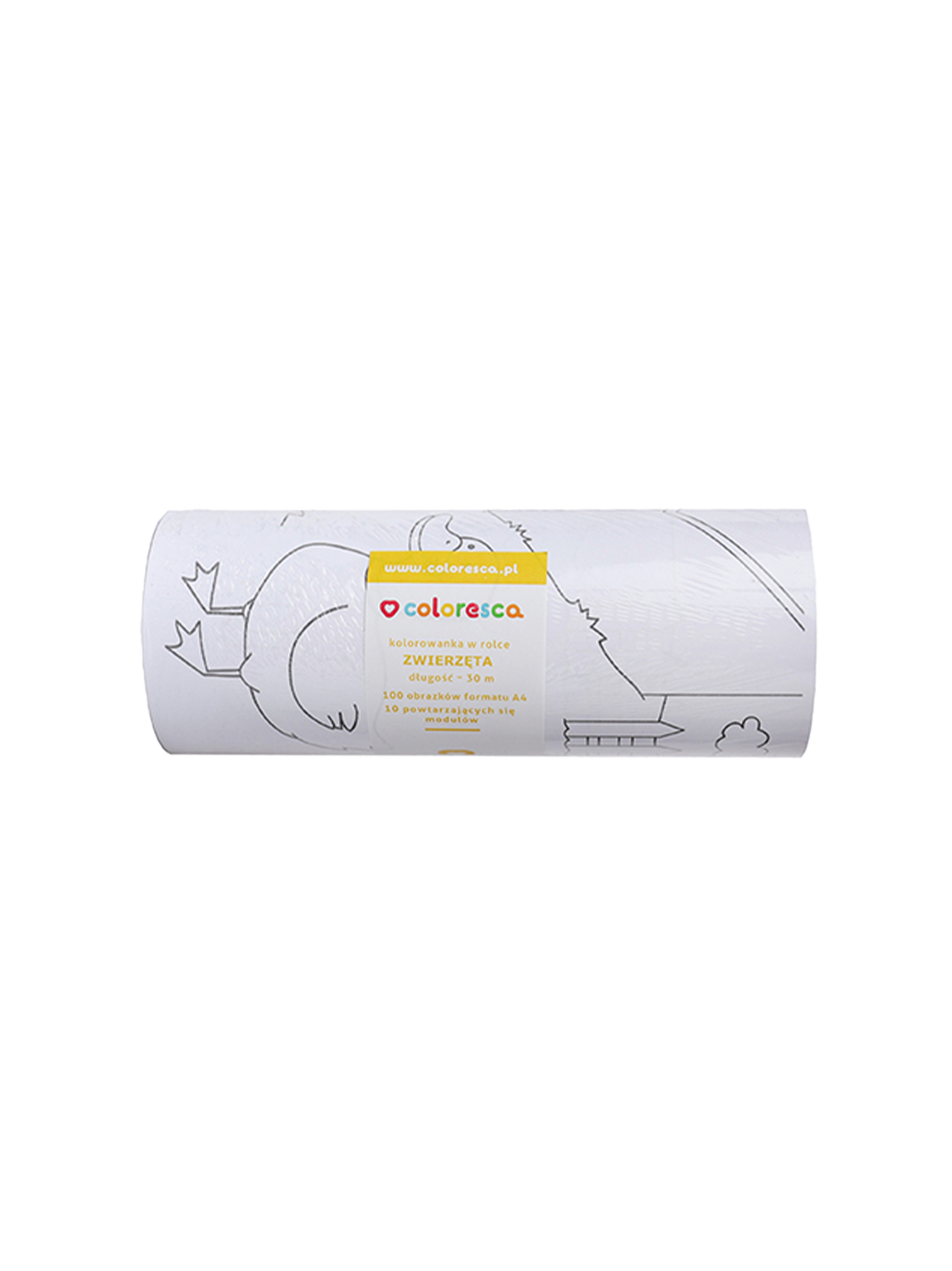 Coloring book on a roll for toddlers 30 meters