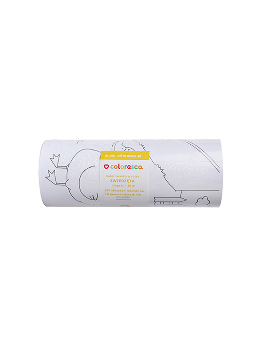 Coloring book on a roll for toddlers 30 meters