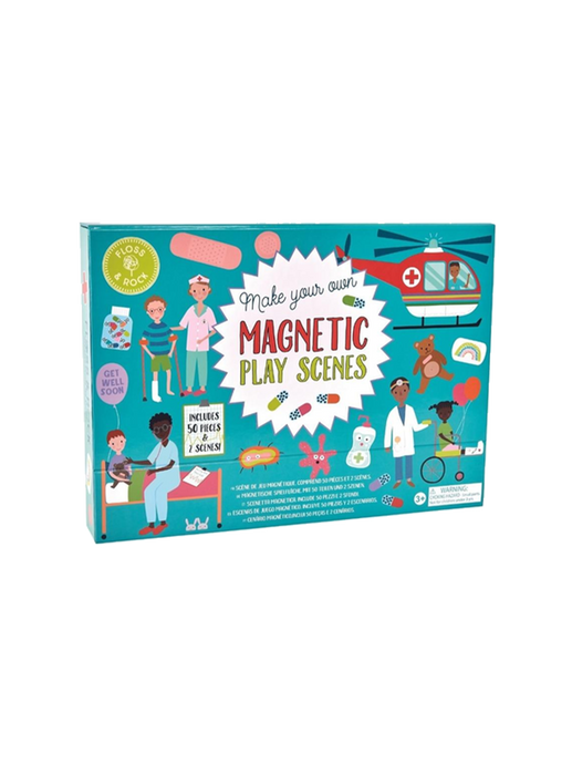 Magnetic play scenes hospital
