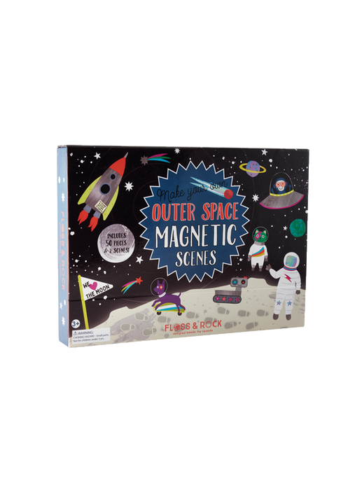 Magnetic play scenes space