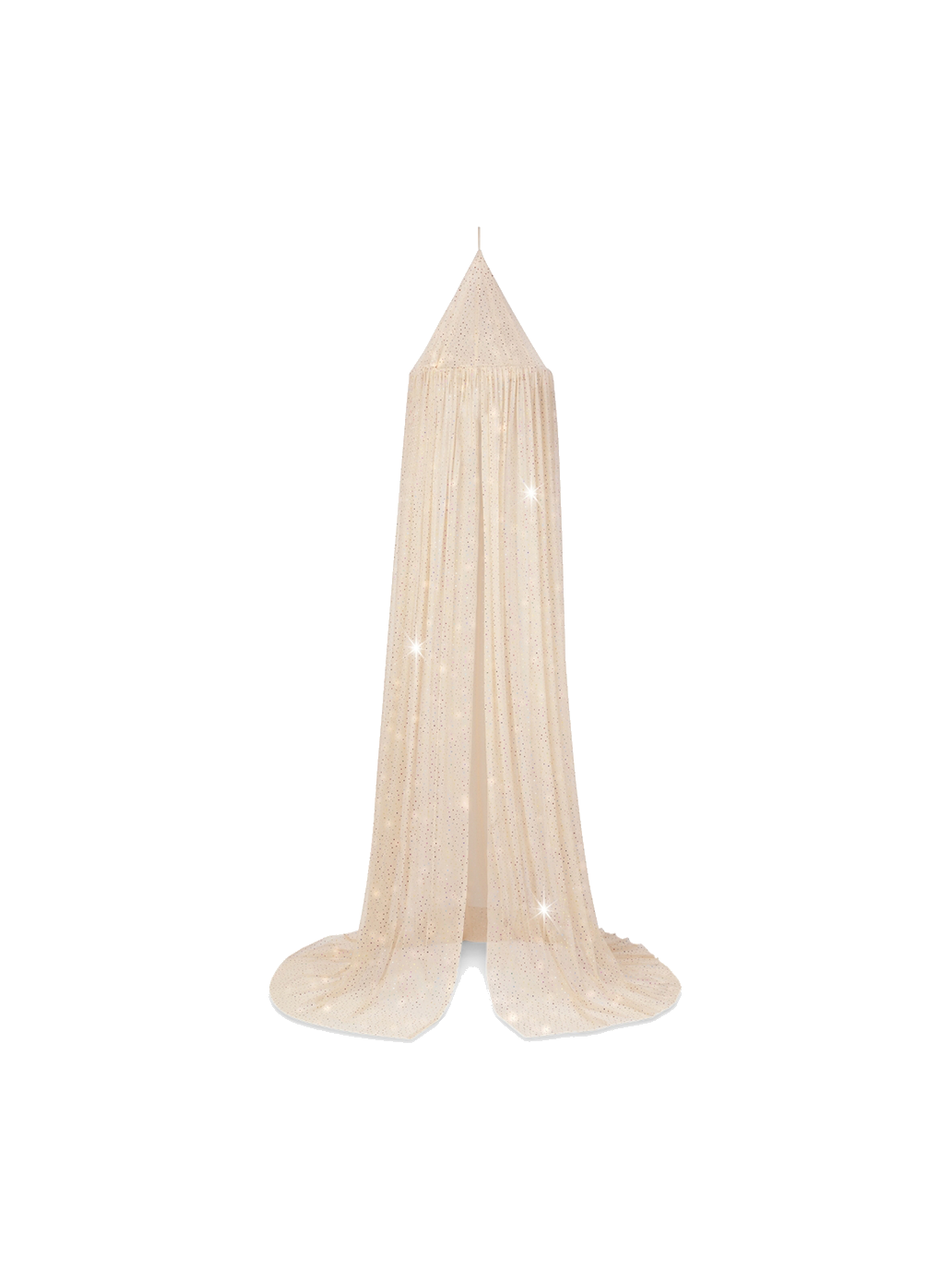 Letto a baldacchino in tulle