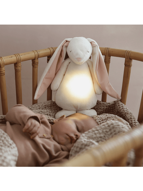 humming bunny with a bedside lamp powder