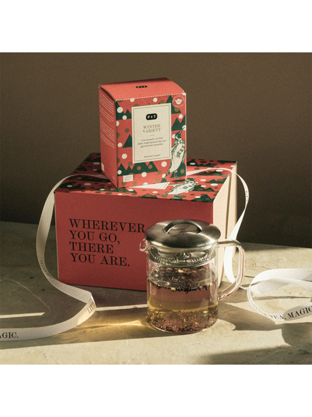 Tea + Infuser Gift set Winter Selection