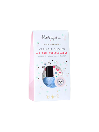 Esmalte de uñas despegable para niños + pegatinas