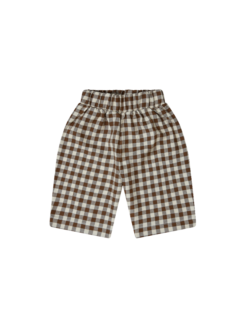 Gingham traveller pants