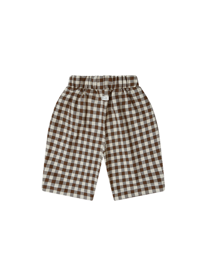 Gingham traveller pants