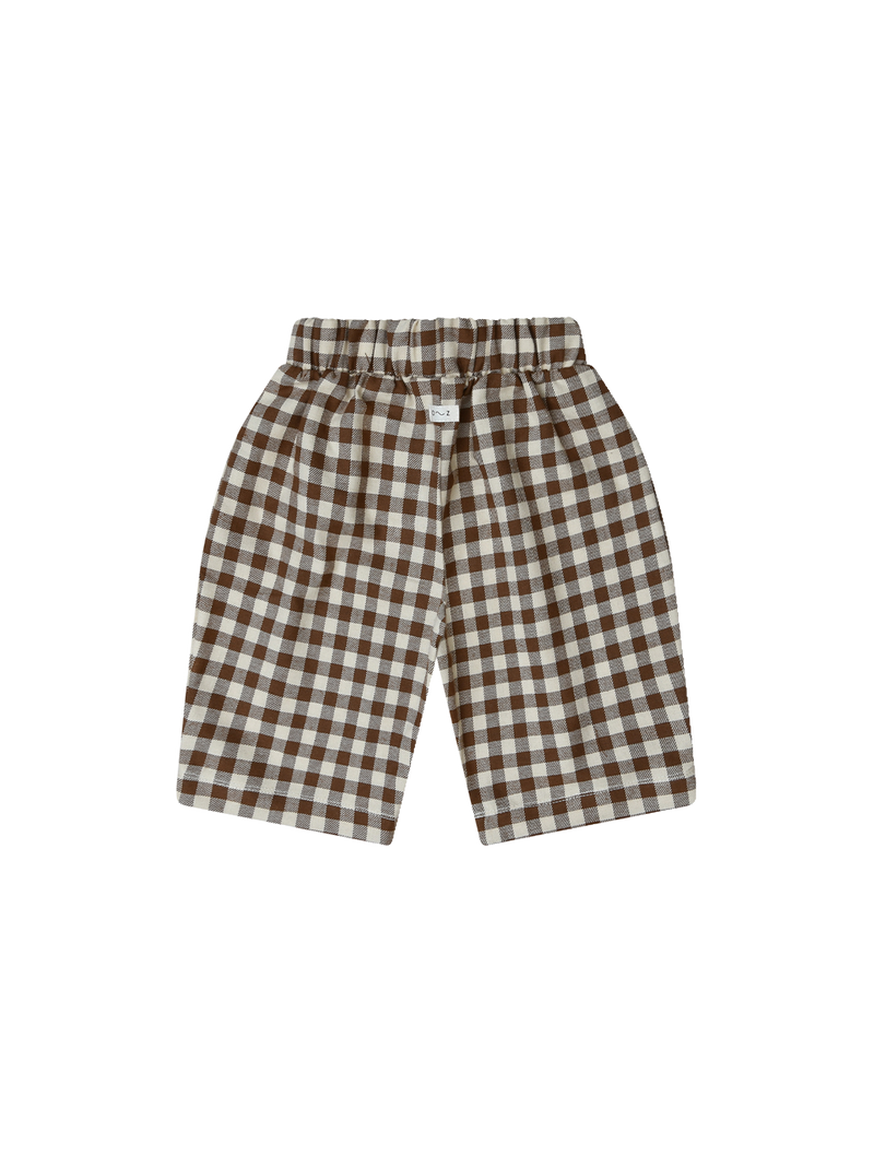 Gingham traveller pants