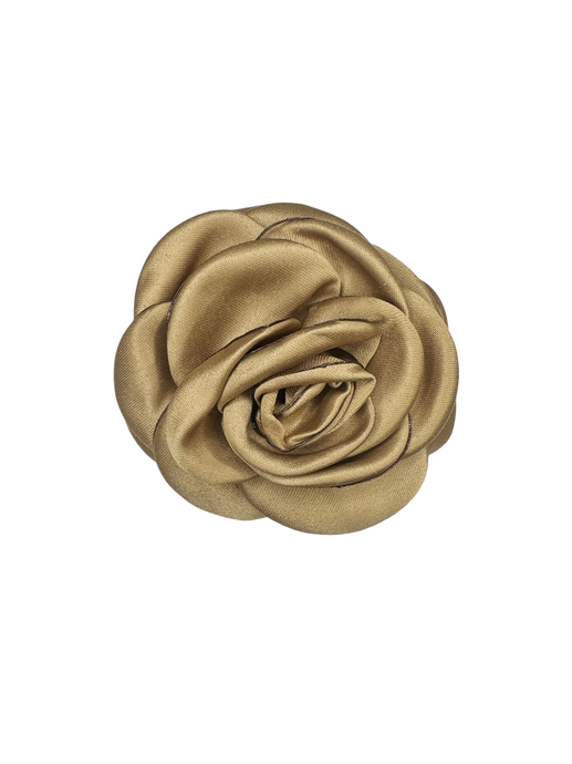 Small Satin Rose Claw latte