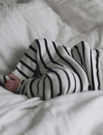 Legging Bieber de canalé de algodón y seda stripes