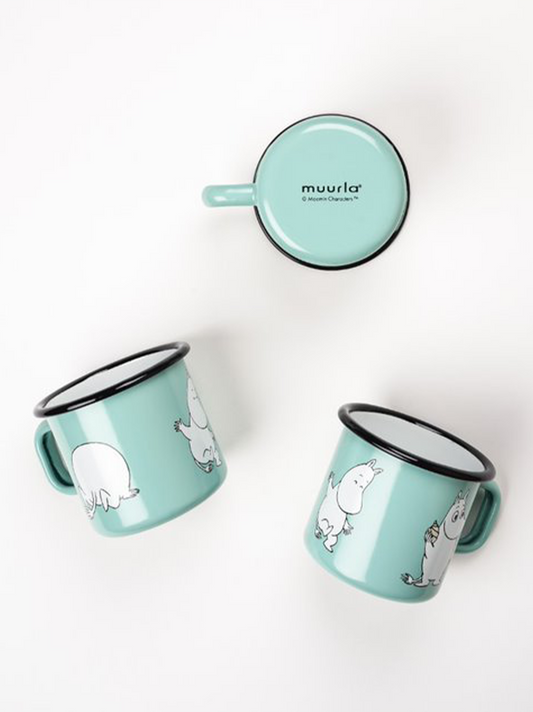 Tazza smaltata retrò Moomin 3,7 dl