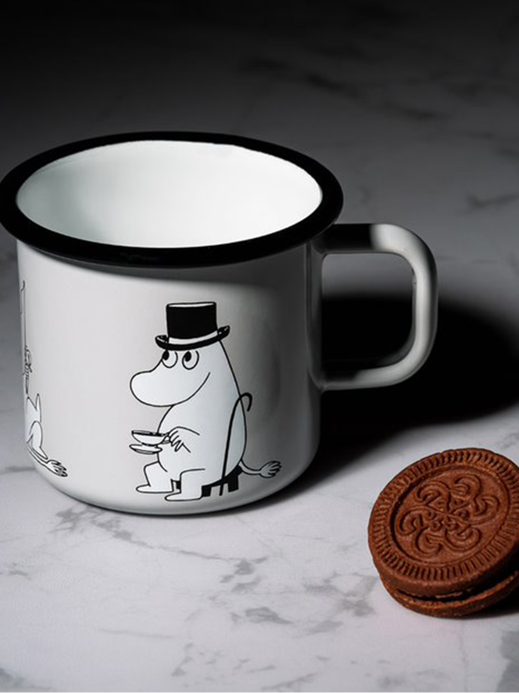 Tazza smaltata retrò Moomin 3,7 dl