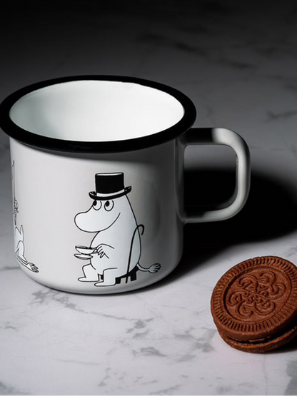 Retro enamel mug Moomin 3.7 dl