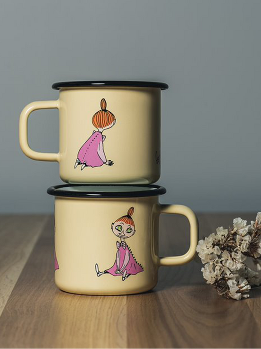 Tazza smaltata retrò Moomin 3,7 dl