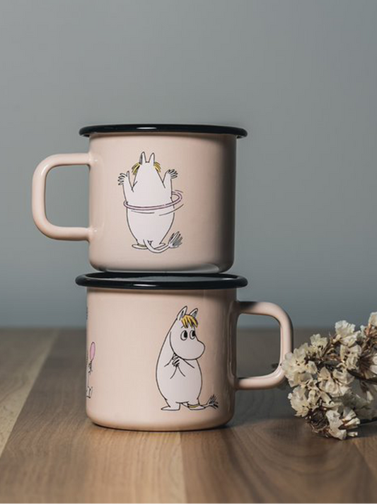 Tazza smaltata retrò Moomin 3,7 dl