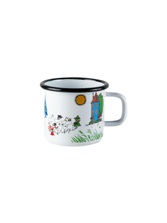 Tazza smaltata retrò Moomin 3,7 dl