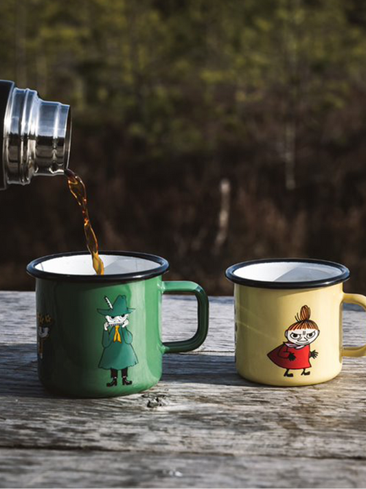 Retro enamel mug Moomin 3.7 dl