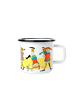 Taza retro esmaltada Pippi 3,7 dl