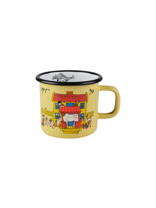 Retro enamel mug Pippi 3.7 dl pippi's villa