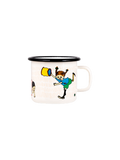 Taza retro esmaltada Pippi 2,5 dl