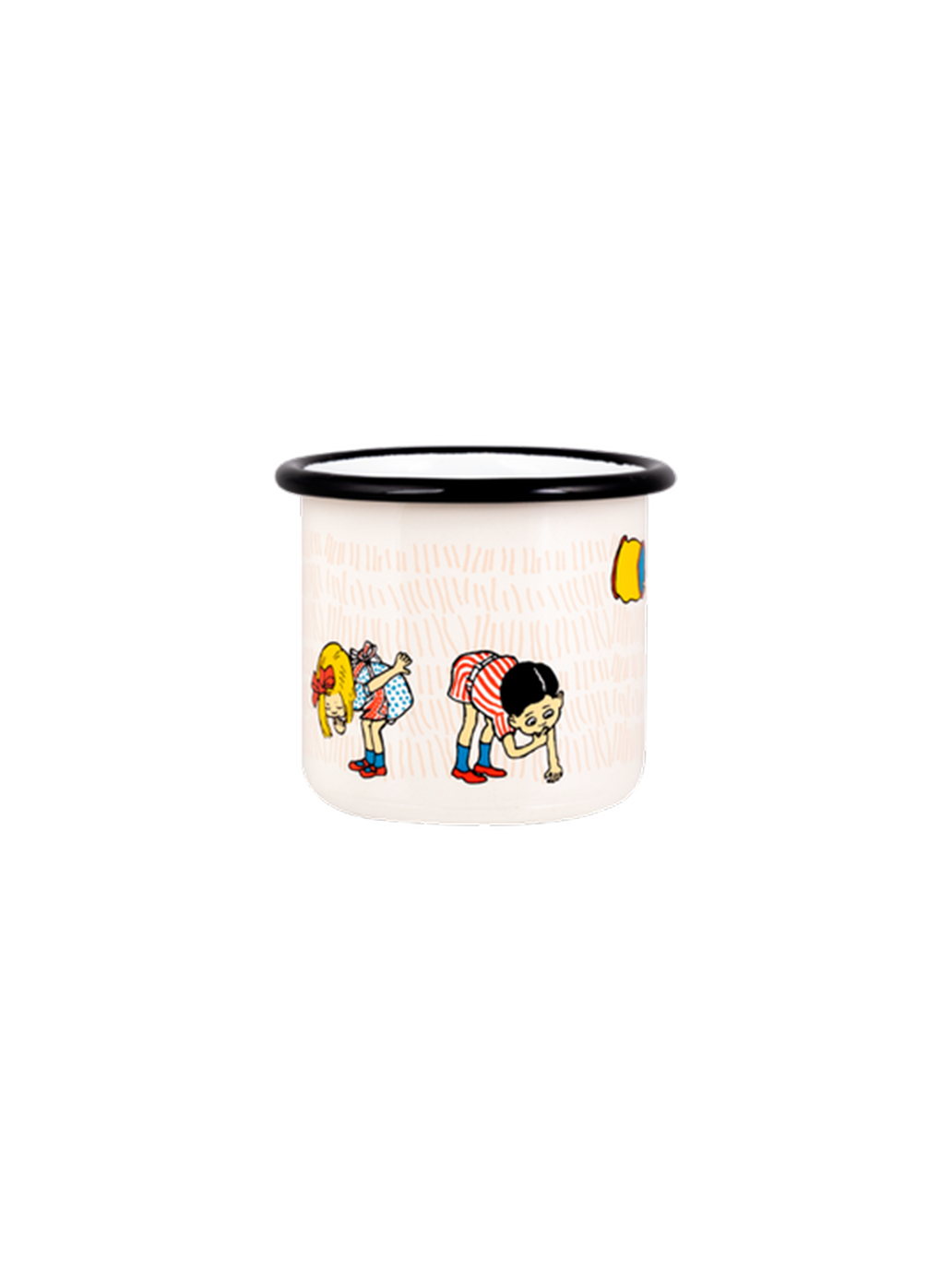 Taza retro esmaltada Pippi 2,5 dl