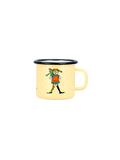 Retro enamel mug Pippi 2.5 dl