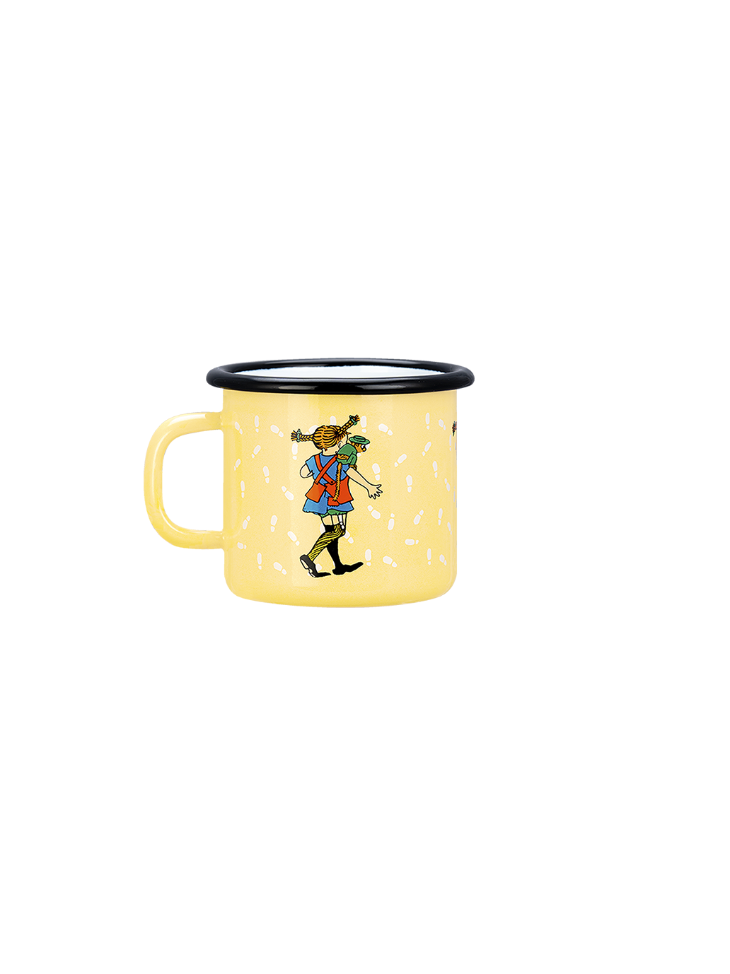 Tazza smaltata retrò Pippi 2,5 dl