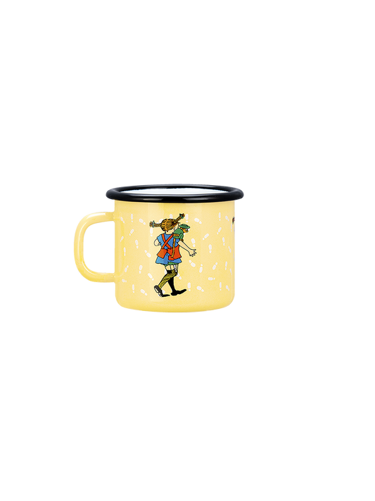 Taza retro esmaltada Pippi 2,5 dl