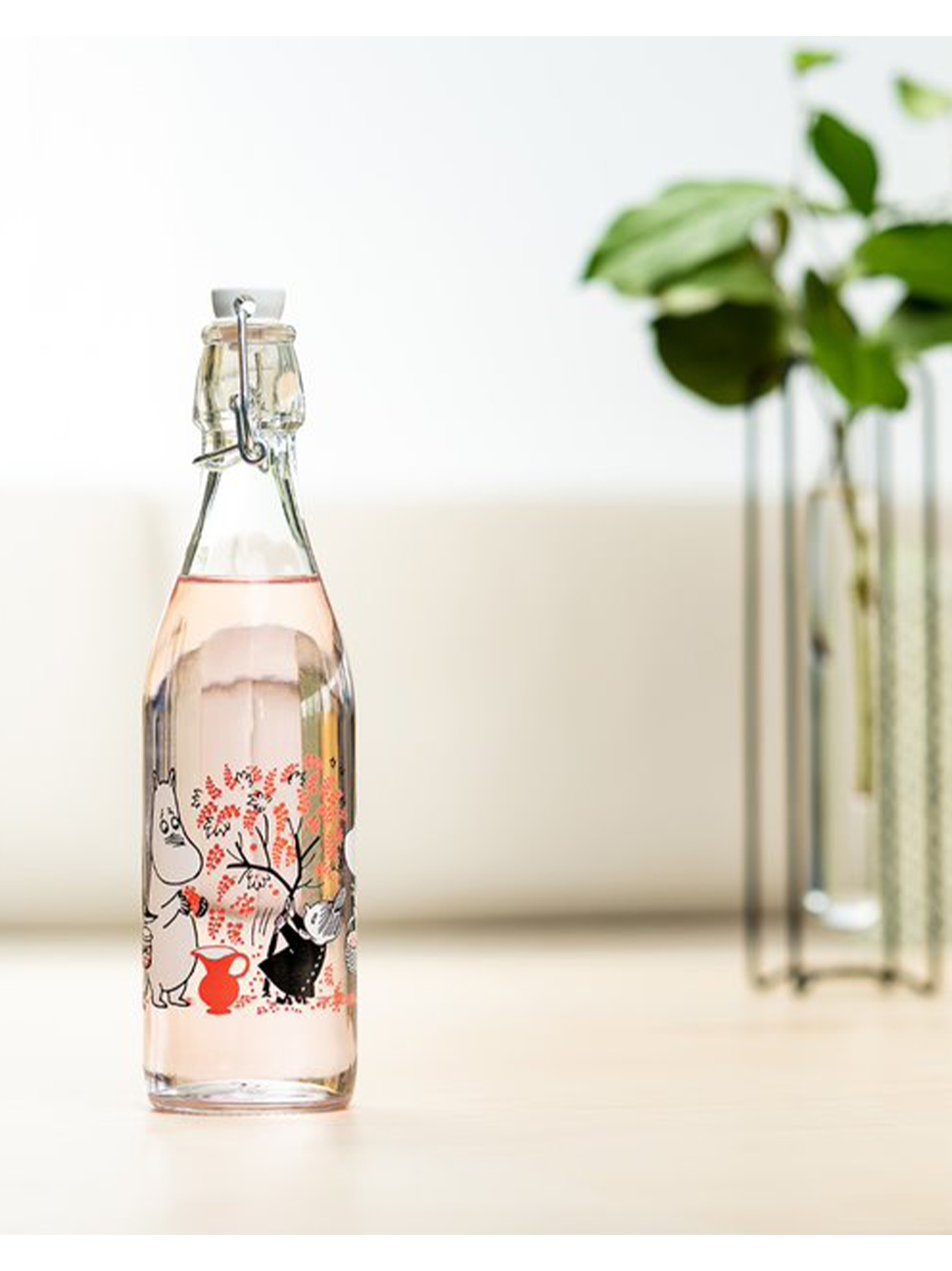 Glass bottle Moomin 0.5l